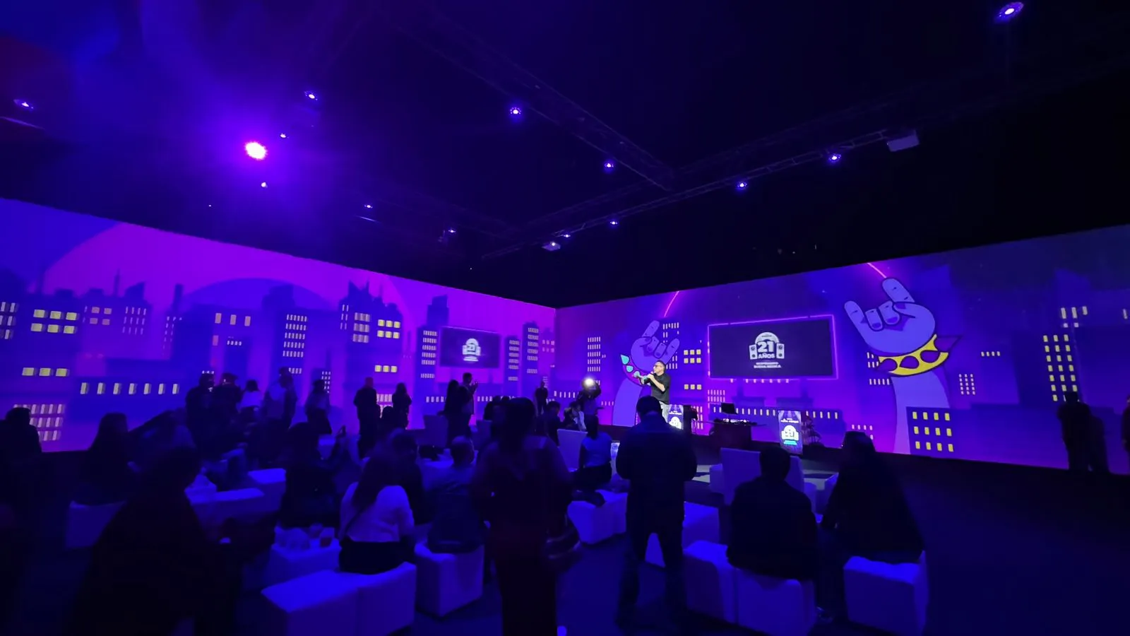Experiencia sensorial inmersiva para congresos y convenciones